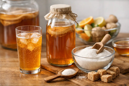 Hat Kombucha noch Zucker?