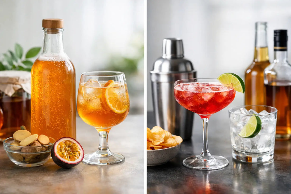 Kombucha oder Alkoholersatz: Was passt besser?