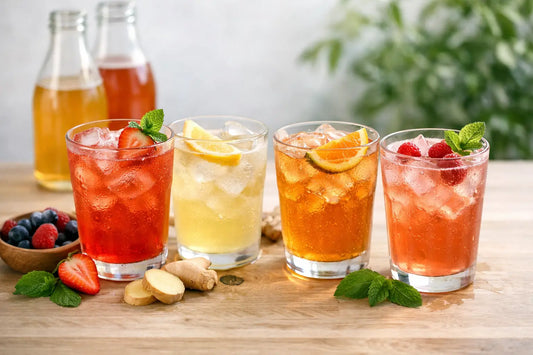 Kombucha Geschmacksrichtungen im Test