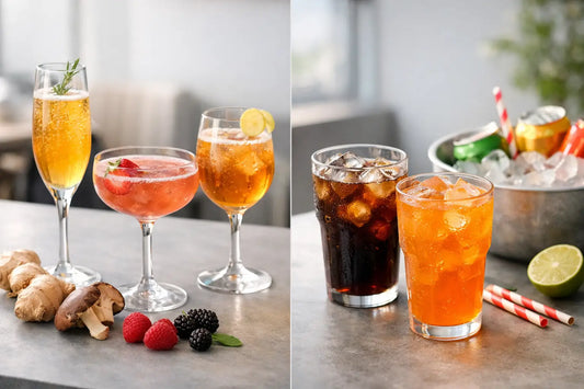 Fermentationsgetränke versus Softdrinks: Was gewinnt?