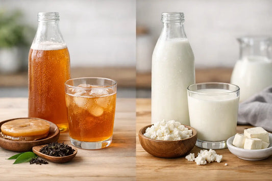 Kombucha vs Kefir: der Unterschied erklärt