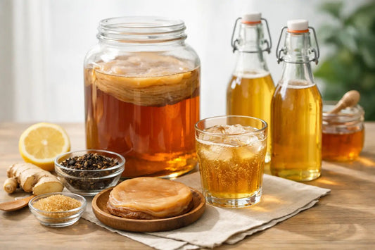 Kombucha ohne Pulvermischung erklärt - GUT2BE.DE