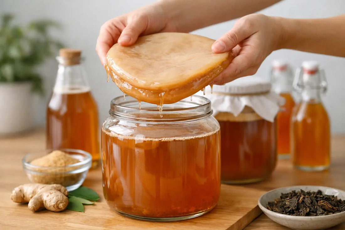 Was ist ein SCOBY beim Kombucha? - GUT2BE.DE