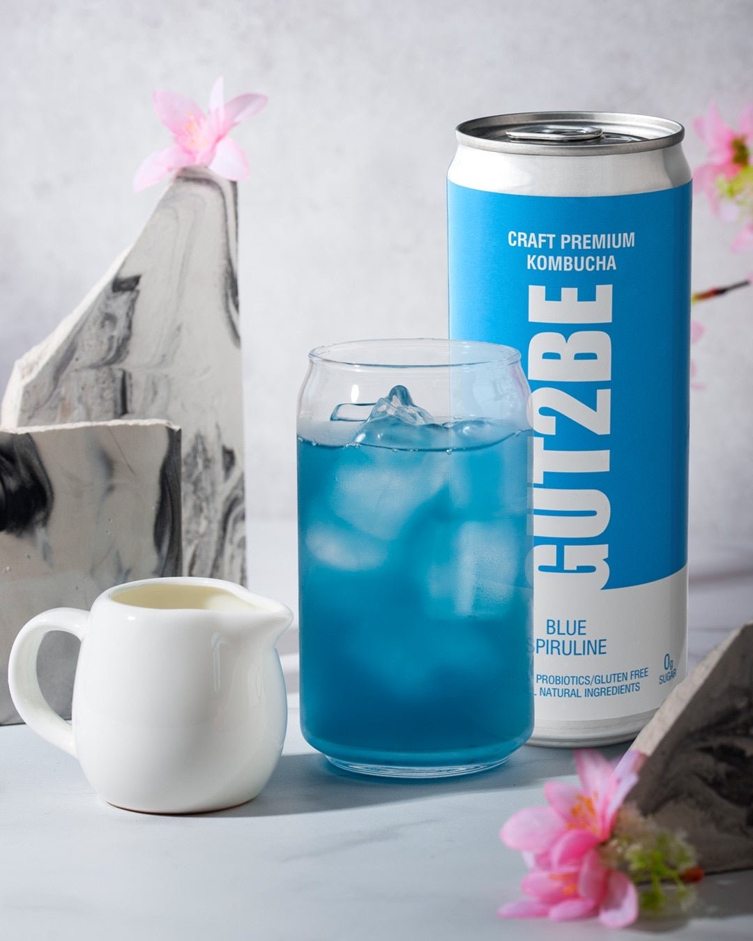 Blaue Spirulina - Kombucha – Set mit 12 x 330 ml - GUT2BE.DEGut2beBlaue Spirulina - Kombucha – Set mit 12 x 330 ml