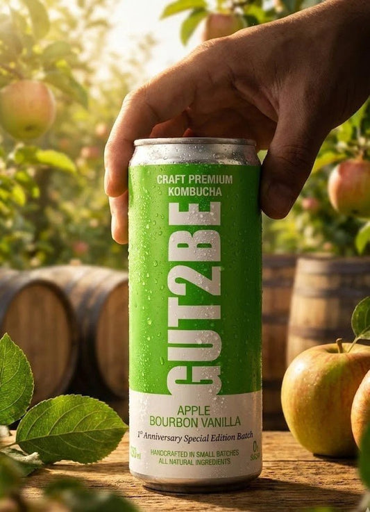 Fermentierter Tee CRAFT PREMIUM - Kombucha mit Apfel und Bourbon Vanille 24 x 330ml (Kopie) - GUT2BE.DEGUT2BE.DEFermentierter Tee CRAFT PREMIUM - Kombucha mit Apfel und Bourbon Vanille 24 x 330ml (Kopie)