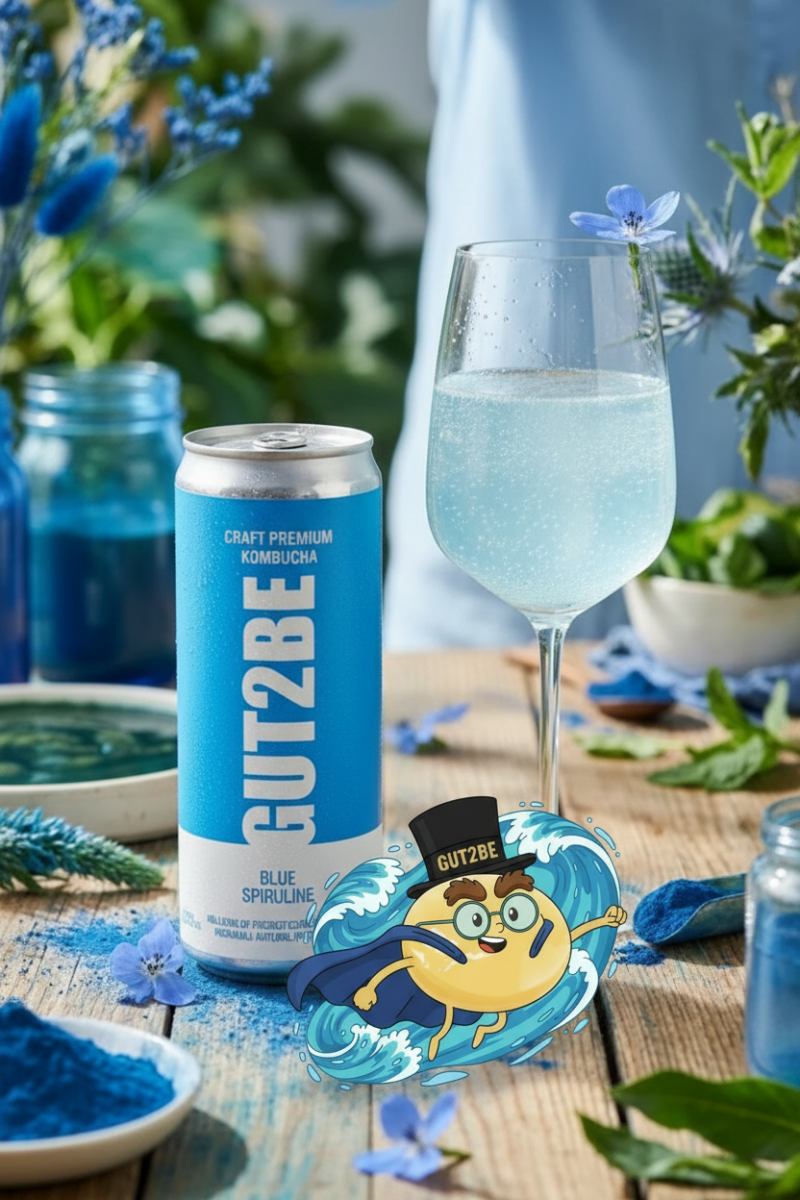 GUT2BE® Der Ozean – Blue Spirulina | CRAFT PREMIUM Kombucha 24 x 330ml - GUT2BE.DEGUT2BE.DEKombucha Fermentierter TeeGUT2BE® Der Ozean – Blue Spirulina | CRAFT PREMIUM Kombucha 24 x 330ml