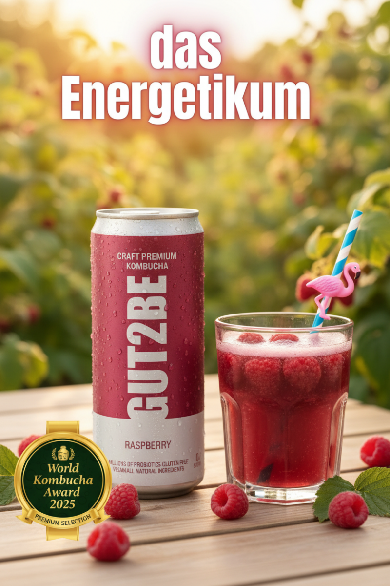 GUT2BE® Die Leidenschaft – Himbeere | CRAFT PREMIUM Kombucha 12 x 330ml - GUT2BE.DEGut2beKombucha Fermentierter TeeGUT2BE® Die Leidenschaft – Himbeere | CRAFT PREMIUM Kombucha 12 x 330ml