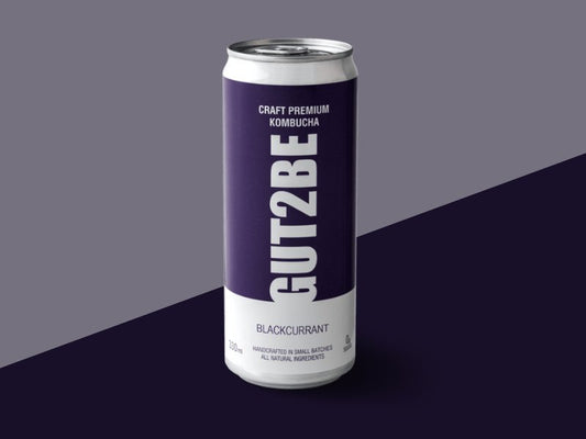 Kombucha Cassis 12 Dosen x 330 ml - GUT2BE.DEGUT2BE.DEKombucha Cassis 12 Dosen x 330 ml