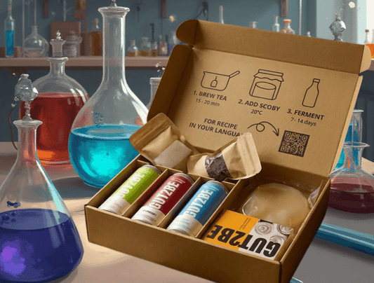 Kombucha - Set für Kombucha zu Hause - GUT2BE.DEGUT2BE.DEKombucha - Set für Kombucha zu Hause